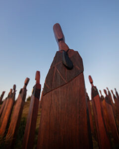 Anton Forde Sculpture by the Sea, Bondi 2023. Papare (Protection).