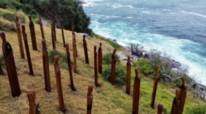 Anton Forde Sculpture by the Sea, Bondi 2023. Papare (Protection).