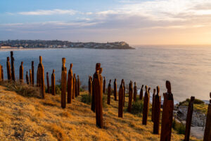 Anton Forde Sculpture by the Sea, Bondi 2023. Papare (Protection).